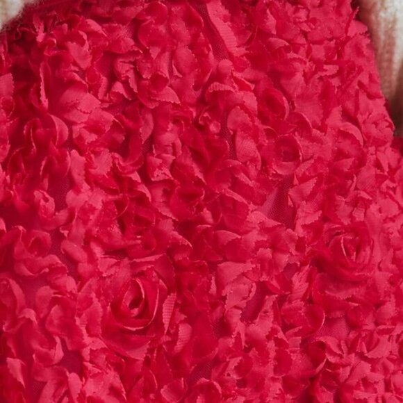 Pink Anthropologie Maeve Floral Lace Textured Full Midi Skirt (NWT) - Picture 2 of 6